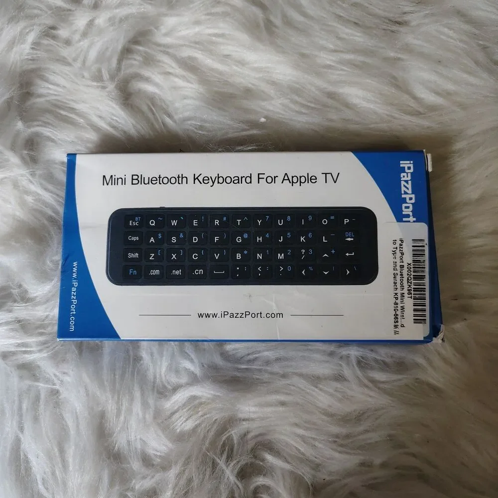 iPazzPort Mini Bluetooth Wireless Keyboard Remote For Android TV Apple TV/Rt1
